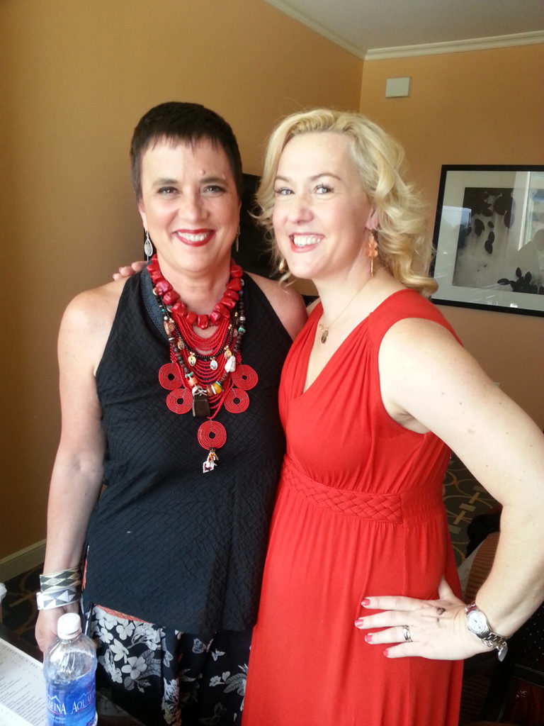Alyson Hoag, CEO of Authentic Beauty Makeup Salon & Brow Studio and host committee member for Dear Everything: A Musical Uprising for the Earth, with V (formerly Eve Ensler), creator of this groundbreaking musical uprising and The Vagina Monologues. The show comes to Atlanta on September 25, 2025, at The Eastern.
