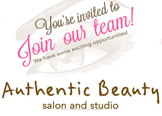 Join our team, salon hiring