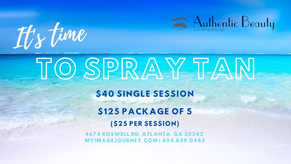 Organic Spray Tan Service at Authentic Beauty