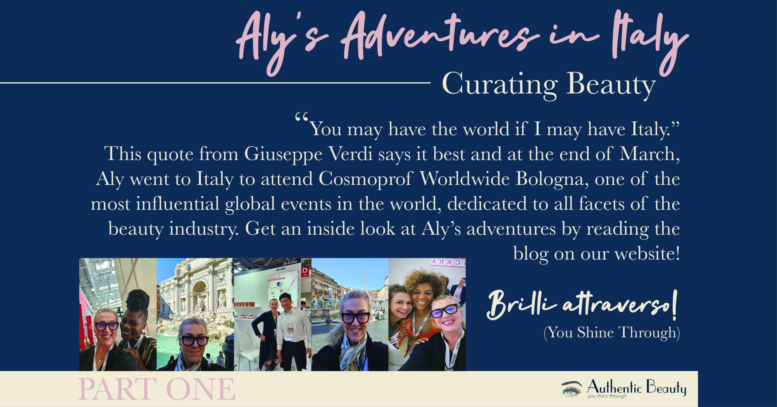 Aly's Adventures in Italy Curating Beauty