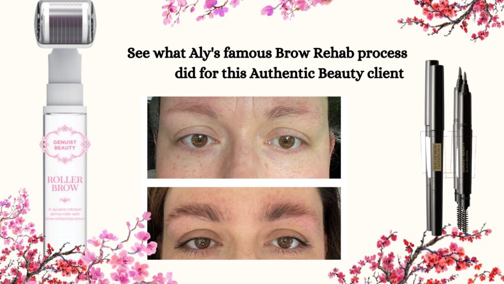 Grow your brows back with Authentic Beauty's Brow Rehab and the best brow services in Atlanta