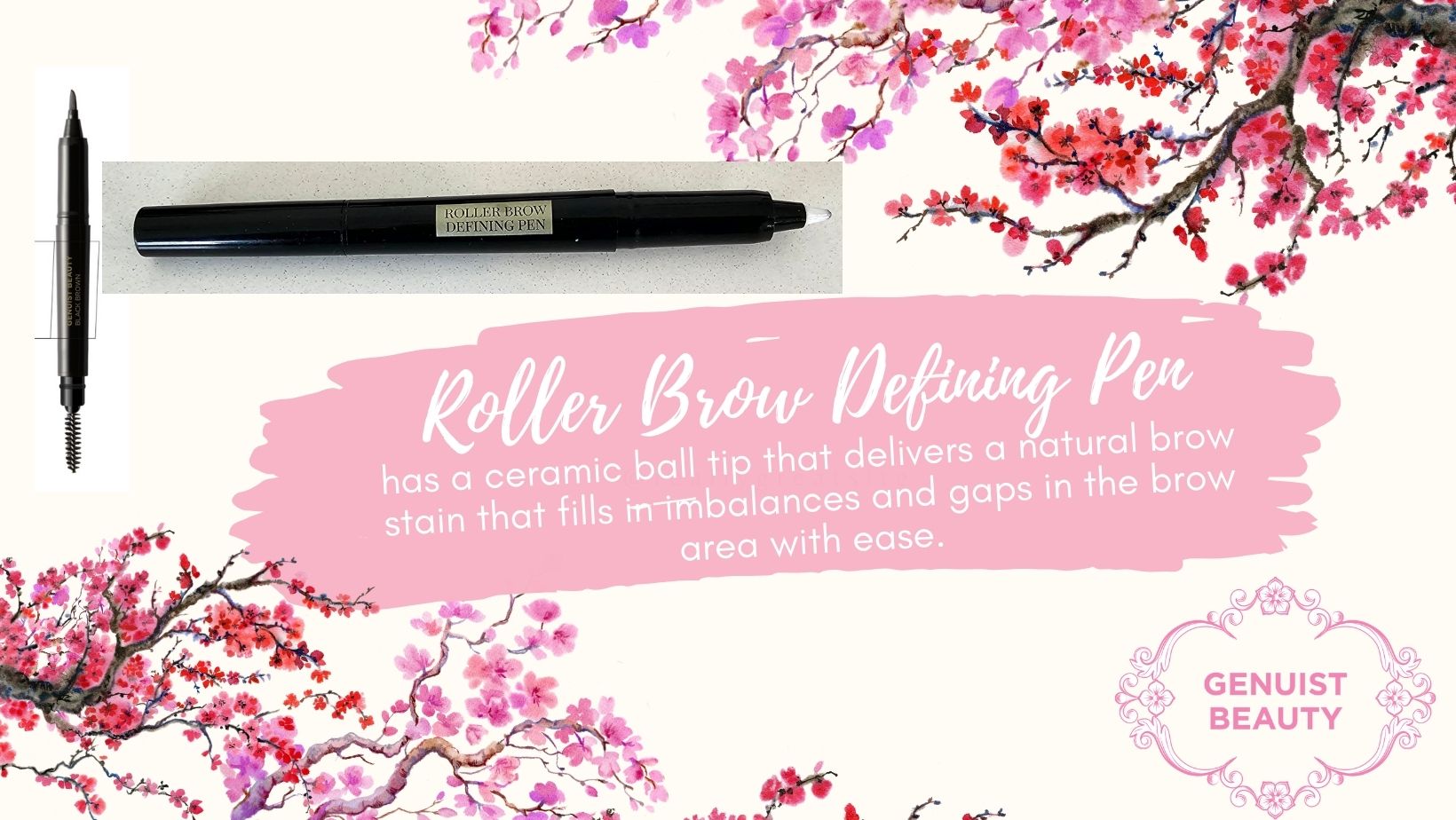 Genuist Beauty's Roller Brow Defining Pen