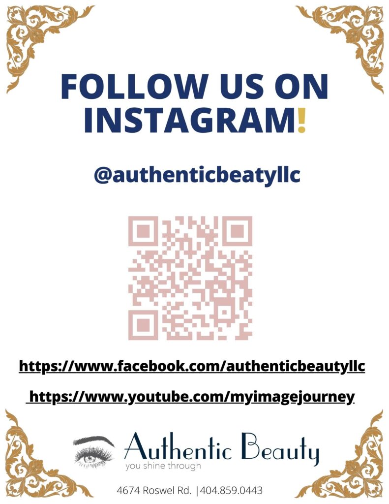 Follow Authentic Beauty on Instagram