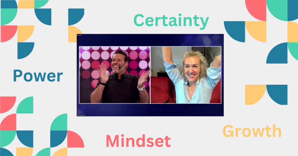 Alyson Howard-Hoag reflects on Tony Robbins event in her blog about breakthroughs and living with a certainty mindset.
