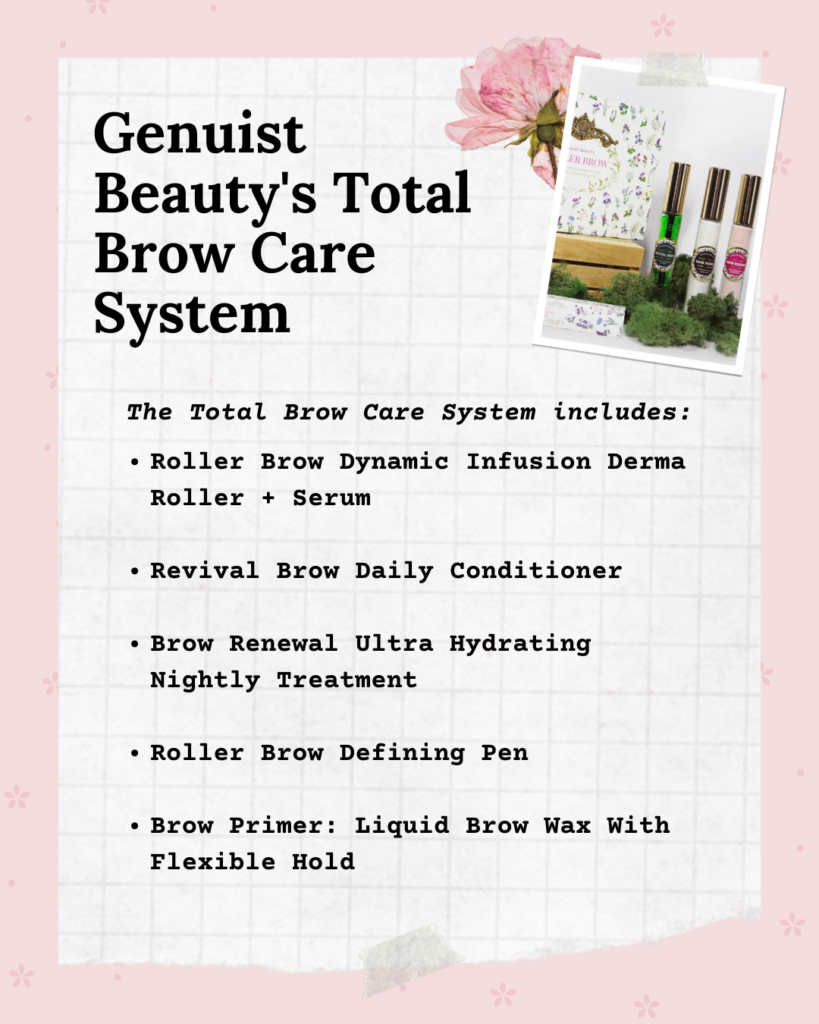 Genuist Beauty's Total Brow Care System available online and sold exclusively at Authentic Beauty in Atlanta