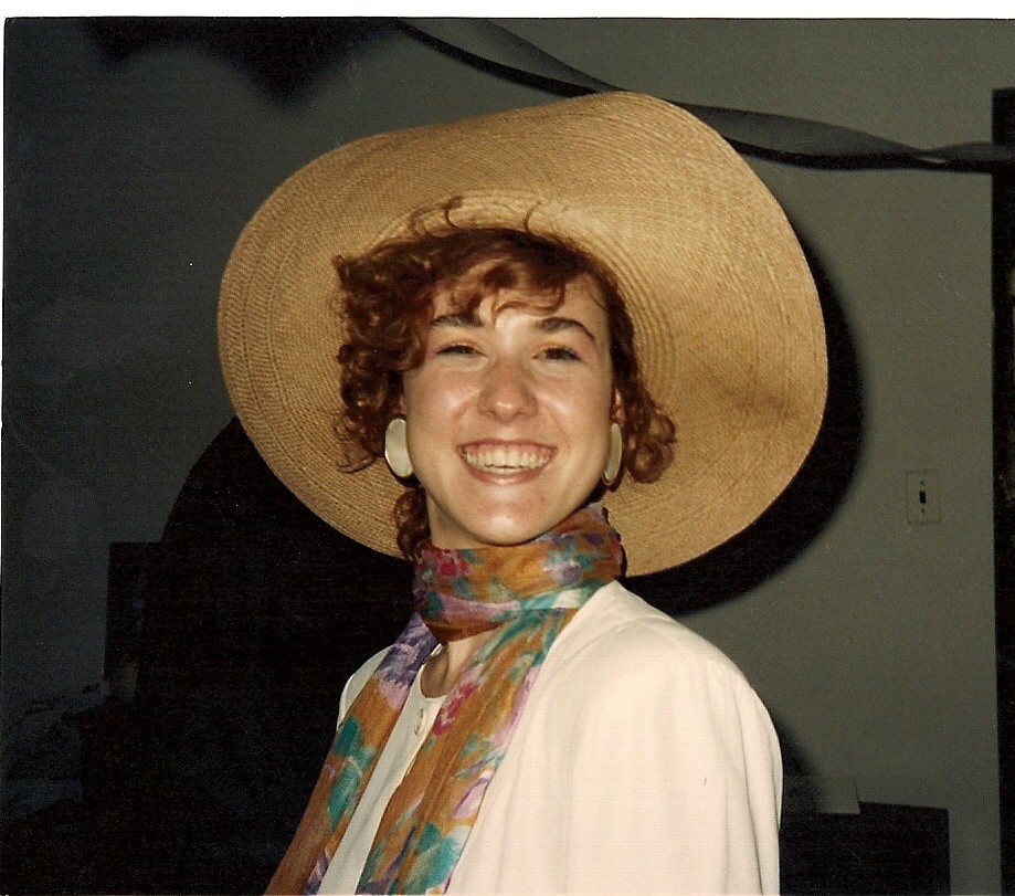 Alyson Hoag, CEO & Founder of Authentic Beauty in Atlanta, as a readhead before she decided to change her image to a blonde.