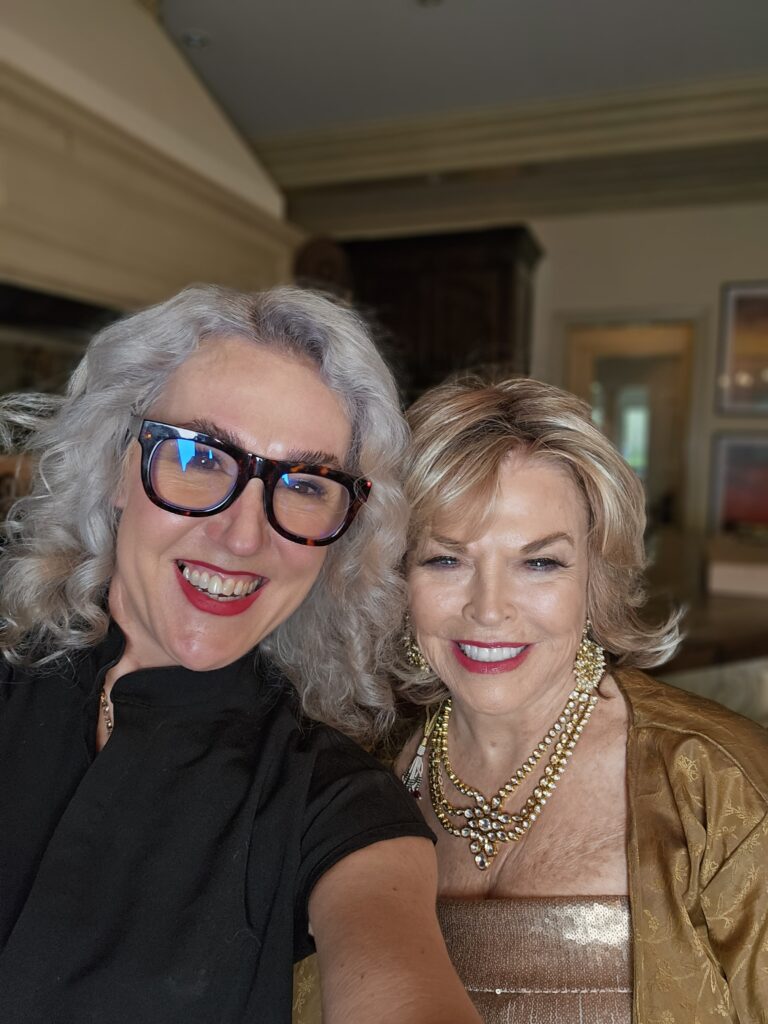 Authentic Beauty founder Alyson Hoag with Pat Mitchell